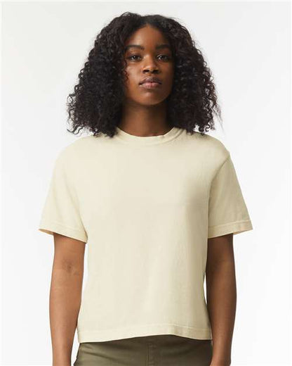 Women's Garment-Dyed Heavyweight Boxy T-Shirt -  - 6069