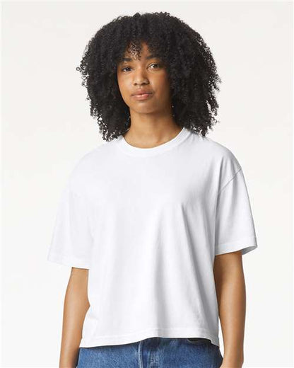Women's Garment-Dyed Heavyweight Boxy T-Shirt -  - 6069
