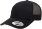 F06606 - YP Classics Snap Back Trucker Cap - Black - Headwear