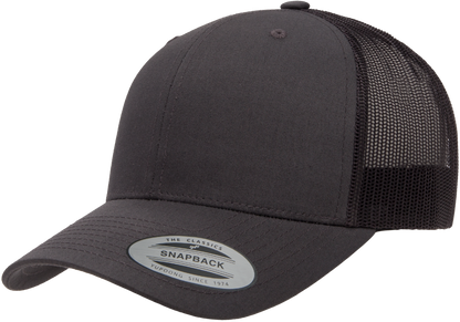 F06606 - YP Classics Snap Back Trucker Cap - Charcoal - Headwear