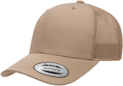 F06606 - YP Classics Snap Back Trucker Cap - Khaki - Headwear