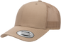 F06606 - YP Classics Snap Back Trucker Cap - Khaki - Headwear
