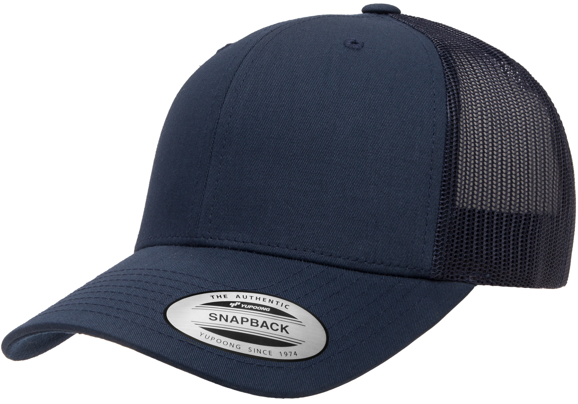 F06606 - YP Classics Snap Back Trucker Cap - Navy - Headwear