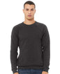 Unisex Sponge Fleece Raglan Crewneck Sweatshirt - Dark Grey Heather -  - 2003