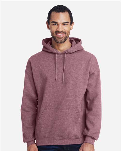Unisex Heavy Blend™ Hooded Sweatshirt - Heather Dark Maroon -  - 395