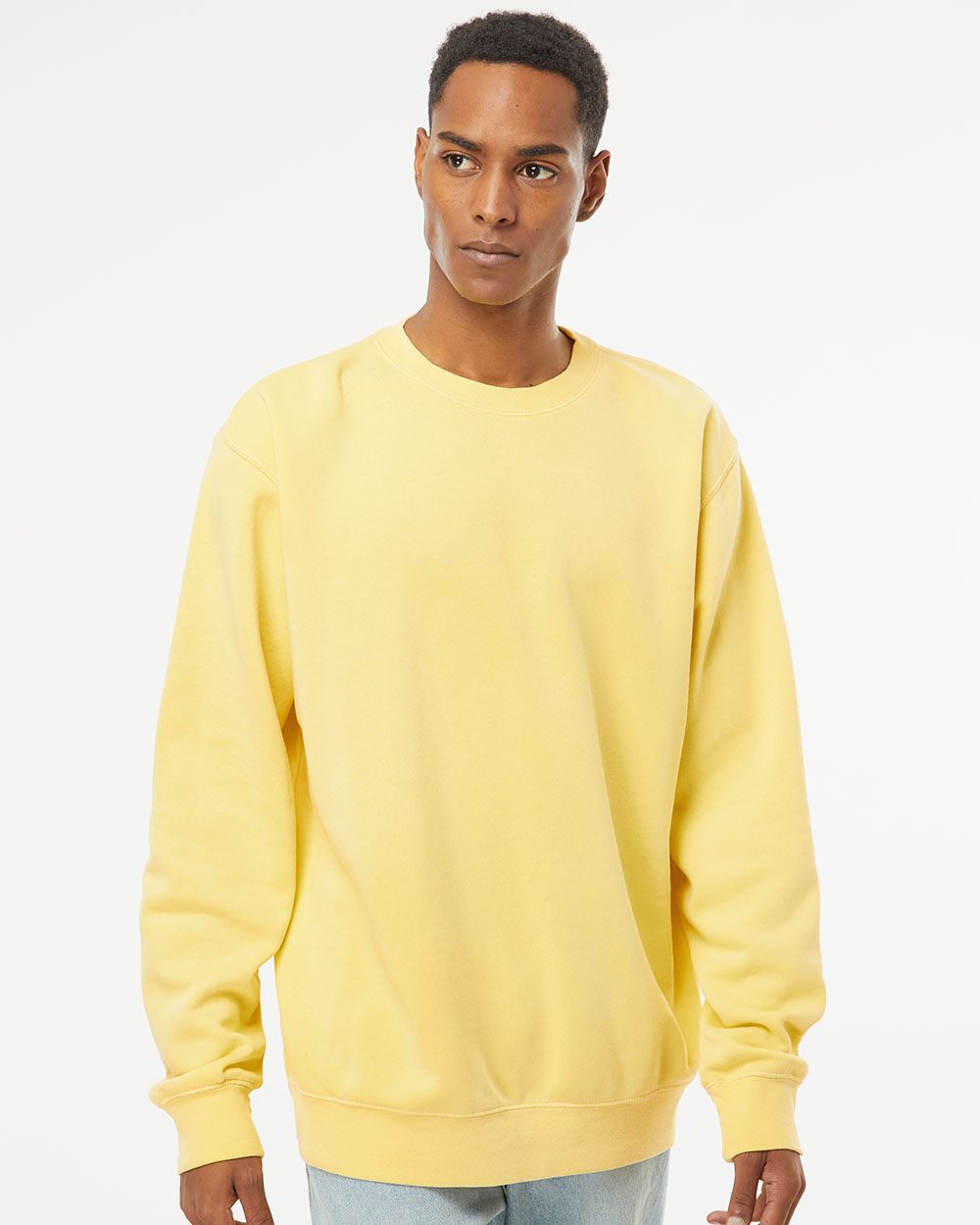 Independent Trading Co. Midweight Pigment-Dyed Crewneck Sweatshirt PRM3500