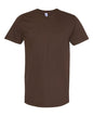 Unisex Fine Jersey Tee - Brown -  - 6364