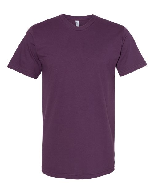 Unisex Fine Jersey Tee - Eggplant -  - 6364