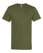 Unisex Fine Jersey Tee - Olive -  - 6364