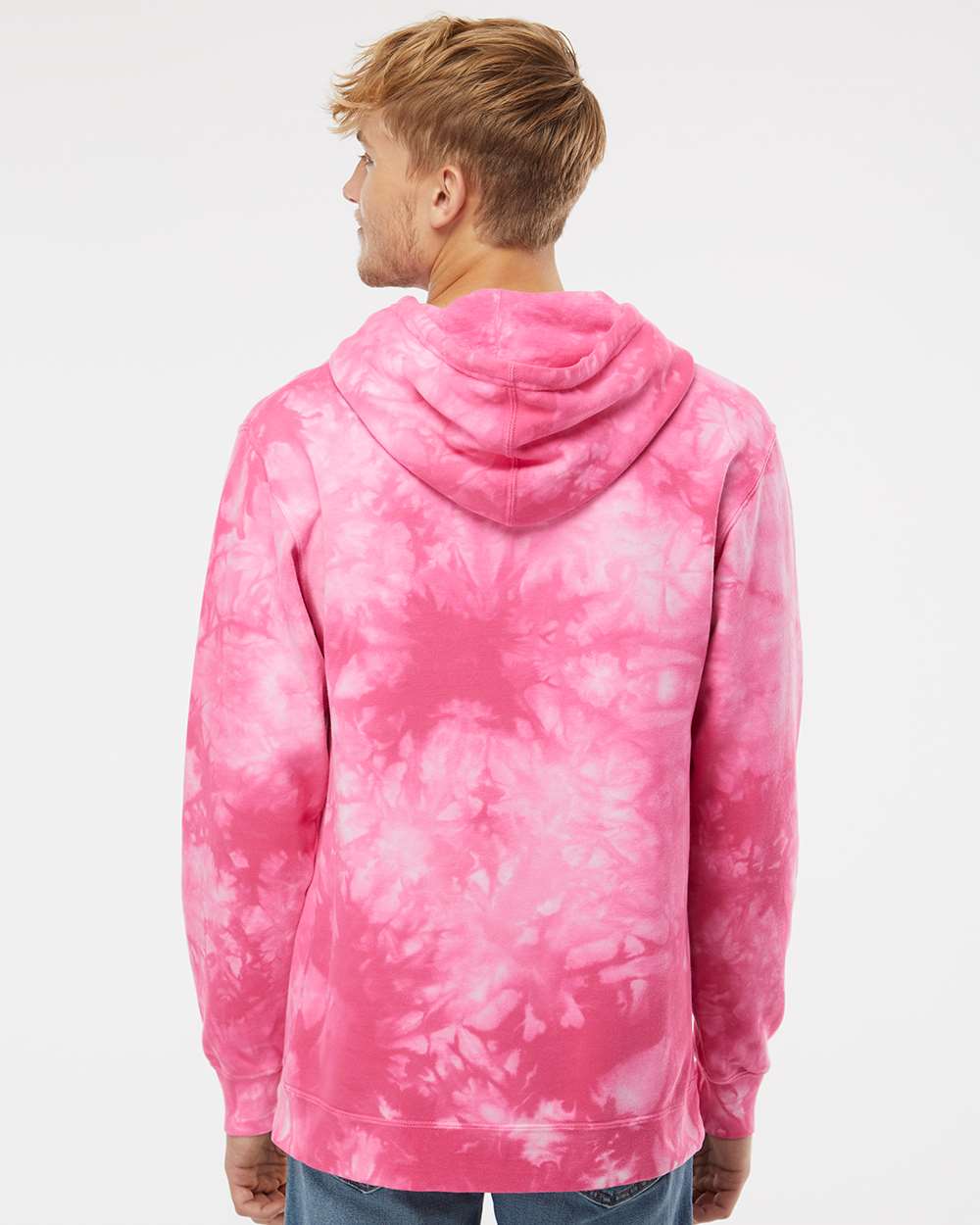 Independent Trading Co. Midweight Tie-Dyed Hooded Sweatshirt PRM4500TD