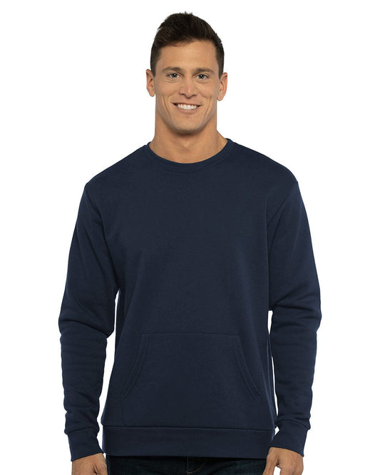 Next Level Santa Cruz Pocket Crewneck Sweatshirt 9001