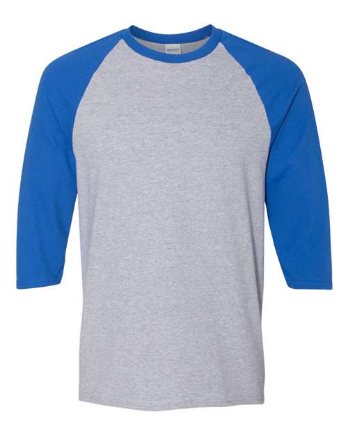 Heavy Cotton™ Raglan Three-Quarter Sleeve T-Shirt