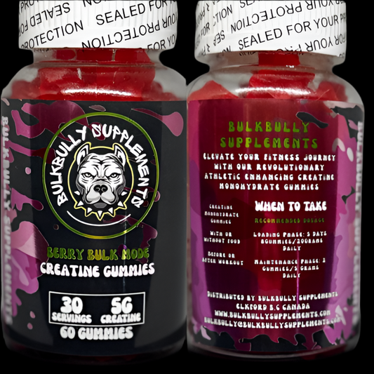 BulkBully Creatine Gummies - Strawberry