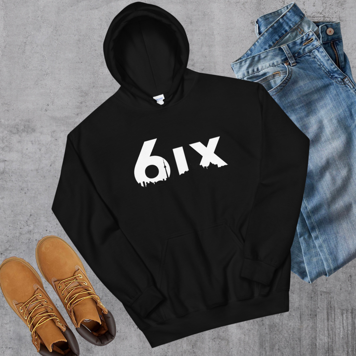 6ix Hoodie - Black / S