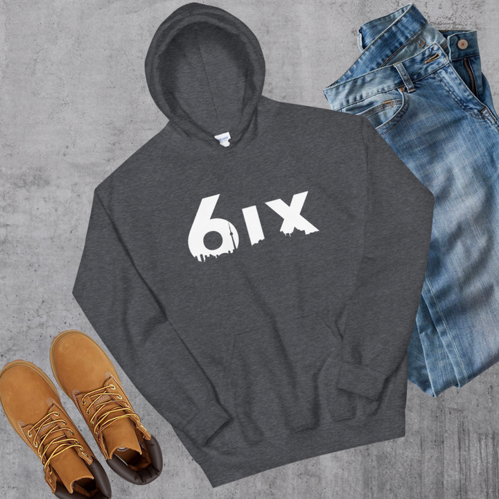 6ix Hoodie - Dark Heather / S