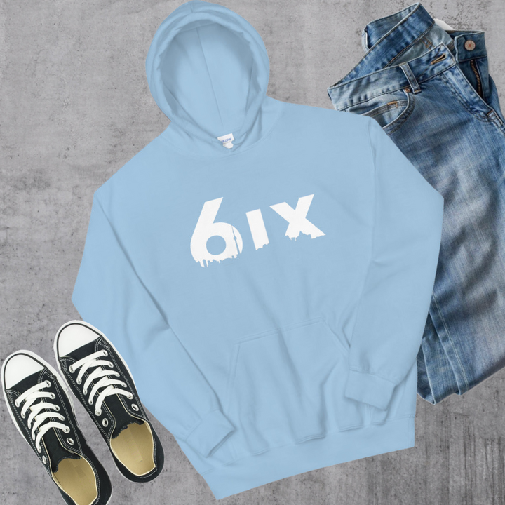 6ix Hoodie - Light Blue / S