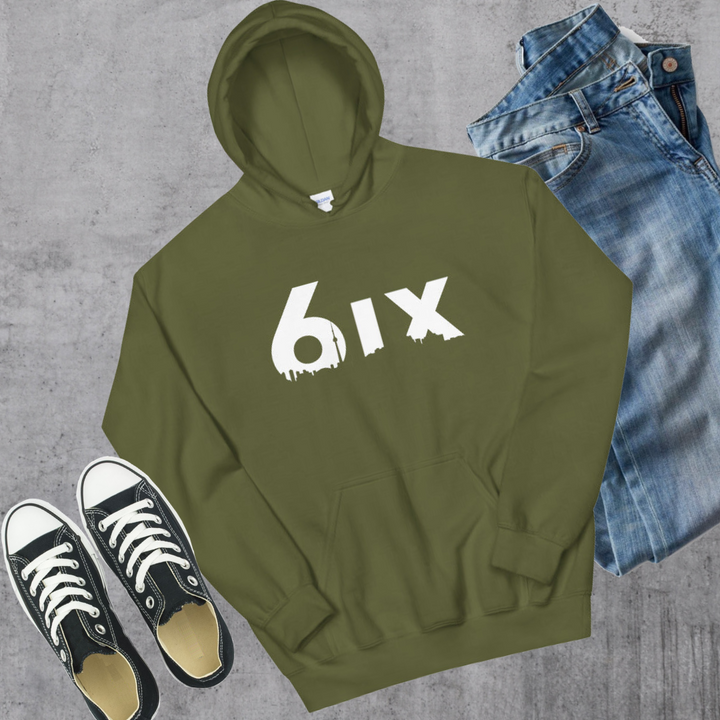 6ix Hoodie - Military Green / S