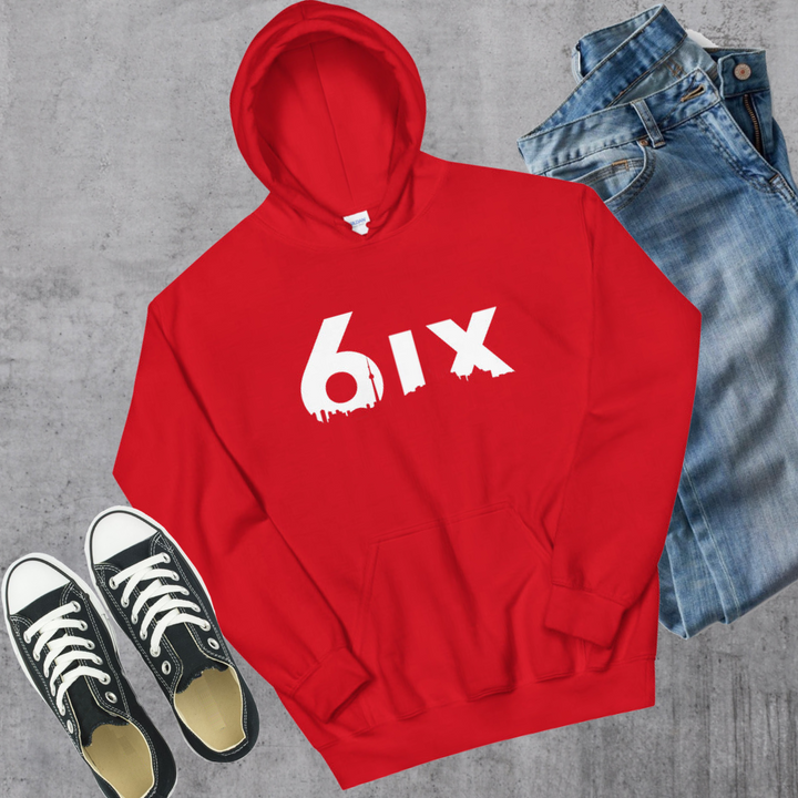 6ix Hoodie - Red / S