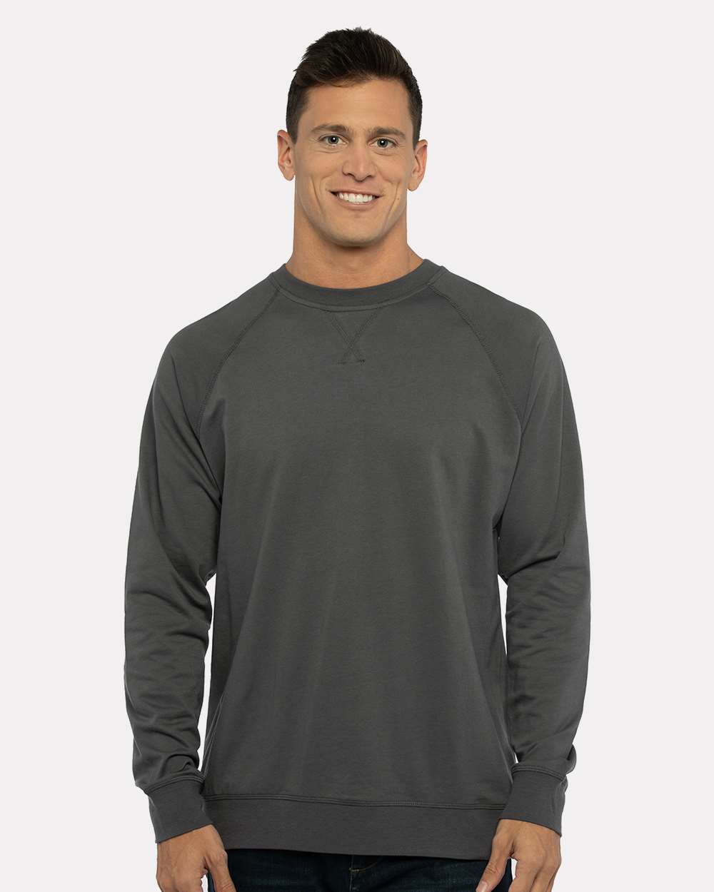 Next Level Laguna Raglan Crewneck Sweatshirt 9000