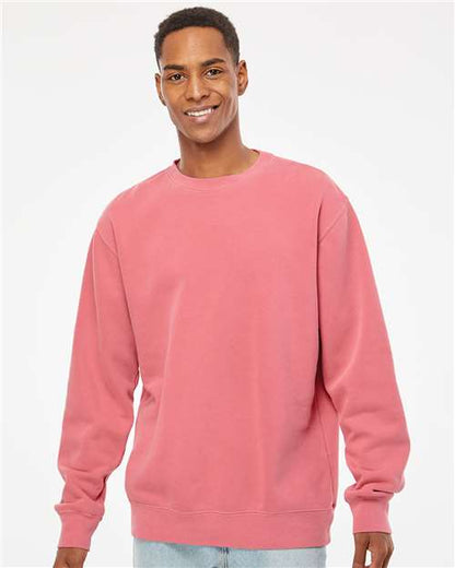 Unisex Midweight Pigment-Dyed Crewneck Sweatshirt -  - 6717