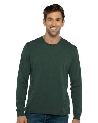 Unisex Sueded Long Sleeve T-Shirt -  - 6807