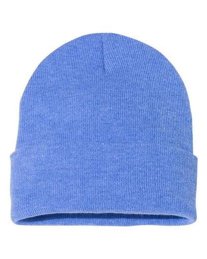 12" Solid Cuffed Beanie -  - 1411