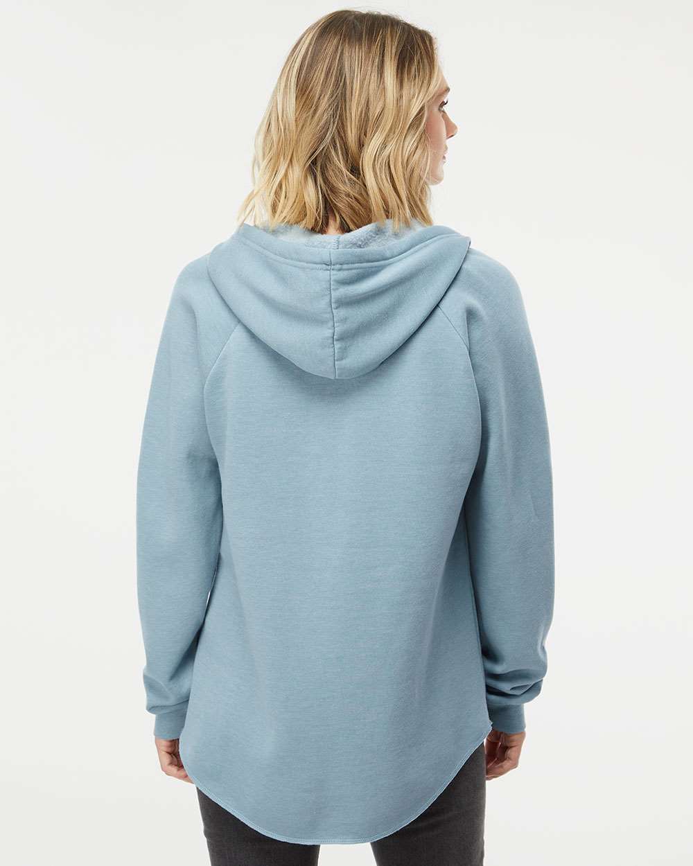 Independent Trading Co. Women’s Lightweight California Wave Wash Hooded Sweatshirt PRM2500