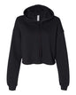 Women's Crop Fleece Hoodie Sweatshirt -  - 6891