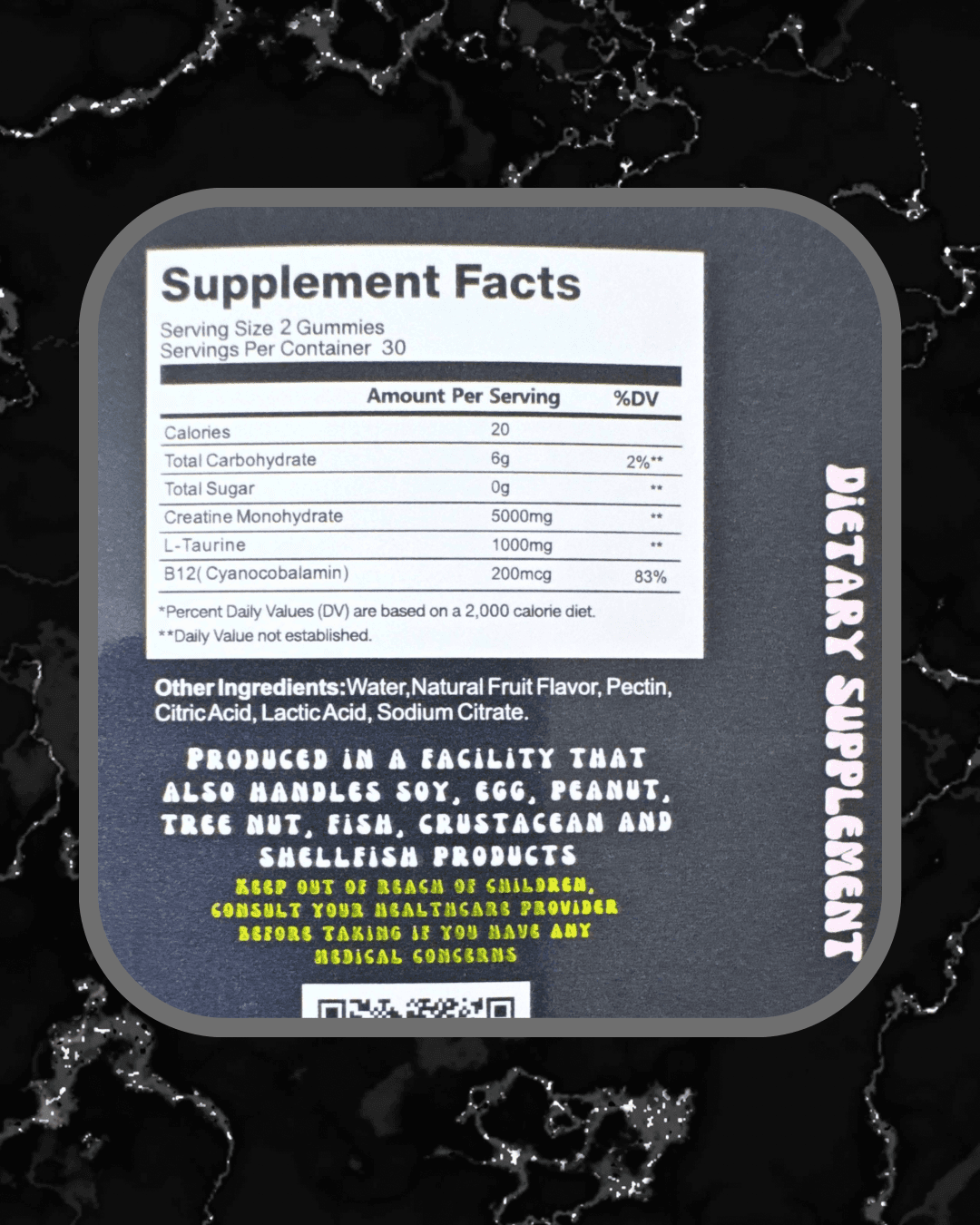 BulkBully Creatine Gummies - Strawberry