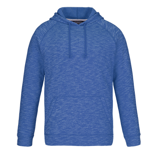 L00740 - Anaheim - Adult Pullover Hooded Sweatshirt - Blue Heather / S / Fleece