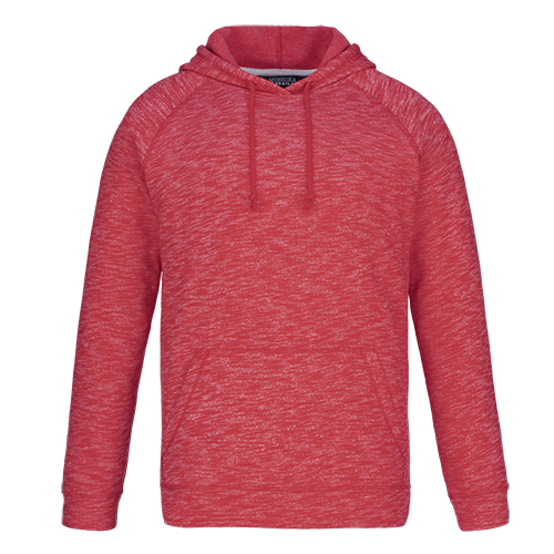 L00740 - Anaheim - Adult Pullover Hooded Sweatshirt - Red Heather / S / Fleece