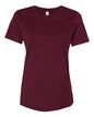 Women’s Relaxed Jersey Tee - Maroon -  - 2024