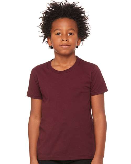 Youth Jersey Tee - Maroon -  - 2209