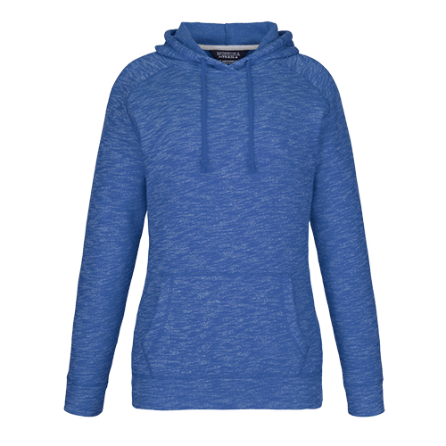 L00741 - Anaheim - Ladies Pullover Hooded Sweatshirt - Blue Heather / XS / Fleece