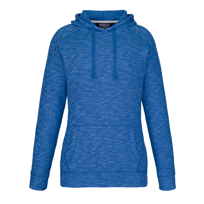 L00741 - Anaheim - Ladies Pullover Hooded Sweatshirt - Blue Heather / XS / Fleece