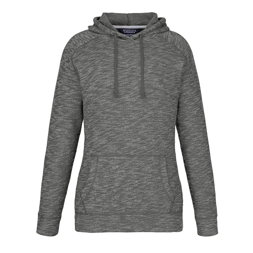L00741 - Anaheim - Ladies Pullover Hooded Sweatshirt - Gunmetal Heather / XS / Fleece
