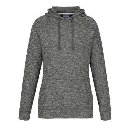 L00741 - Anaheim - Ladies Pullover Hooded Sweatshirt - Gunmetal Heather / XS / Fleece
