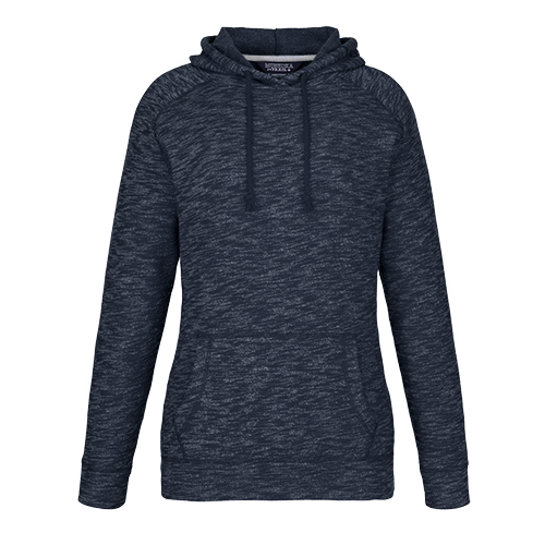 L00741 - Anaheim - Ladies Pullover Hooded Sweatshirt - Navy Heather / XS / Fleece
