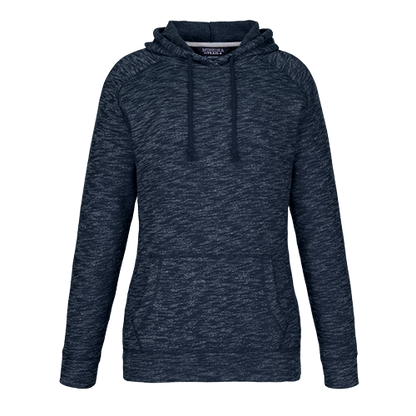 L00741 - Anaheim - Ladies Pullover Hooded Sweatshirt - Navy Heather / XS / Fleece