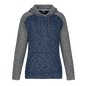 L00746 - Alameda - Ladies Pullover Hooded Sweatshirt - Navy/Gunmetal Heather / XS / Fleece