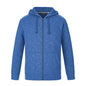 L00750 - Berkeley - Adult Full Zip Hooded Sweatshirt - Blue Heather / S / Fleece