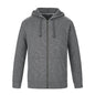 L00750 - Berkeley - Adult Full Zip Hooded Sweatshirt - Gunmetal Heather / S / Fleece