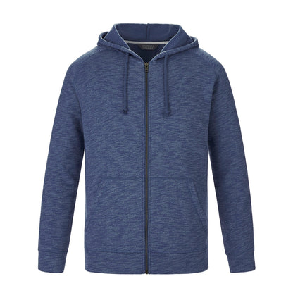 L00750 - Berkeley - Adult Full Zip Hooded Sweatshirt - Navy Heather / S / Fleece