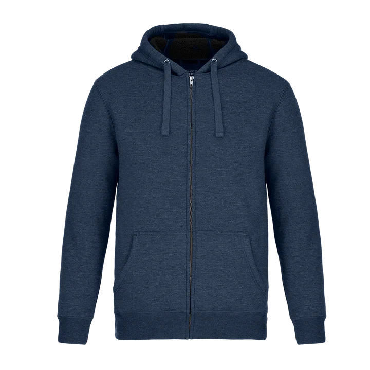 Custom Full-Zip Sherpa-Lined Hoodie 12-Pack (Embroidered & Printed)
