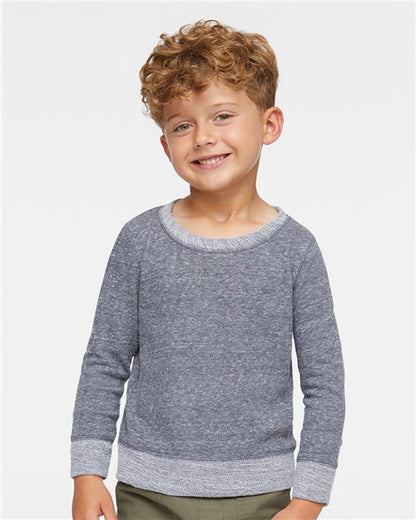 Toddler Harborside Mélange French Terry Crewneck Sweatshirt -  - 7861