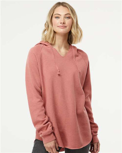 Women’s Lightweight California Wave Wash Hooded Sweatshirt -