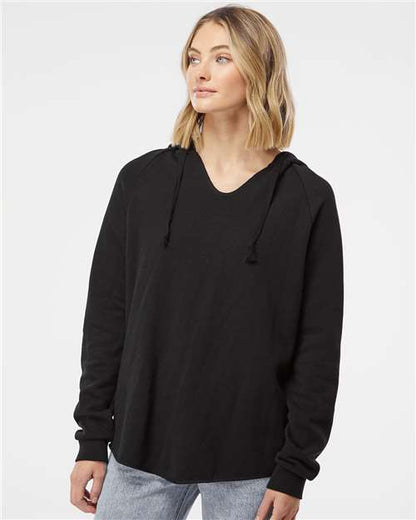 Women’s Lightweight California Wave Wash Hooded Sweatshirt -
