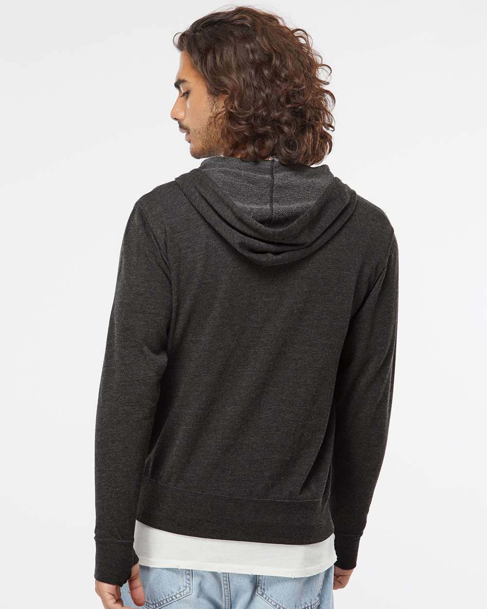 Independent Trading Co. Icon Lightweight Loopback Terry Full-Zip Hooded Sweatshirt SS1000Z