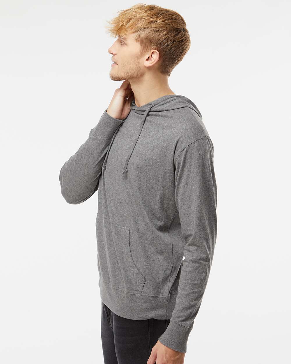 Independent Trading Co. Lightweight Hooded Pullover T-Shirt SS150J