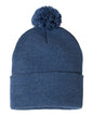 12" Pom-Pom Cuffed Beanie -  - 3015
